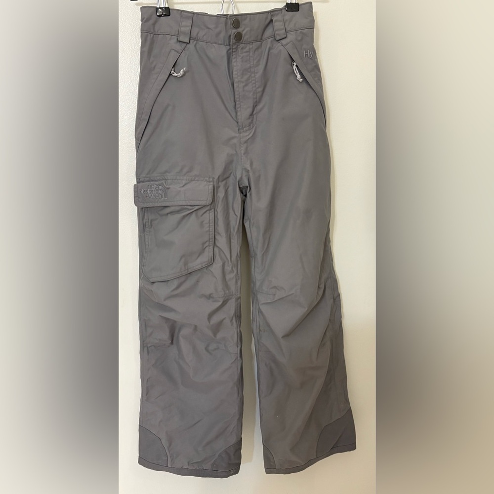 The North Face HyVent Ski Snowboard Kids Gray Outdoor Pants Size: Youth M